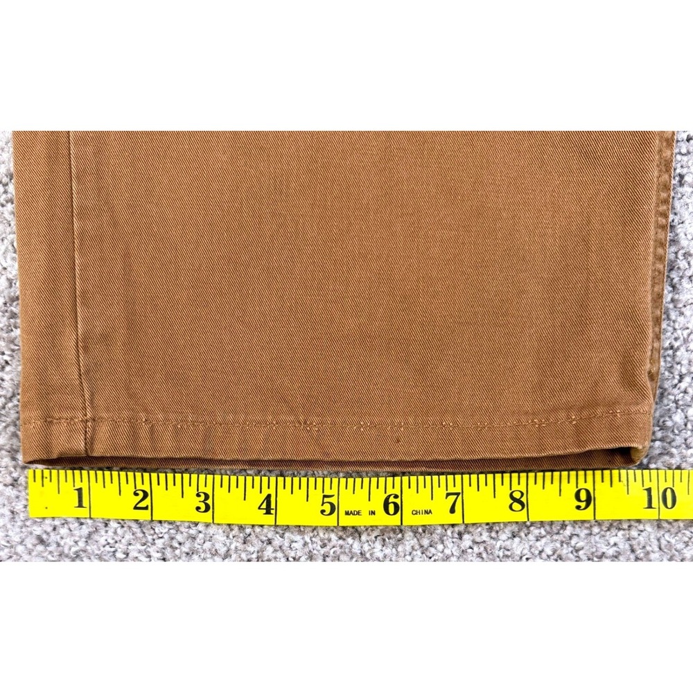 Vintage Polo Ralph Lauren Belted Pants Mens 40/32 Brown Canvas Cargo Cotton USA - Picture 15 of 16